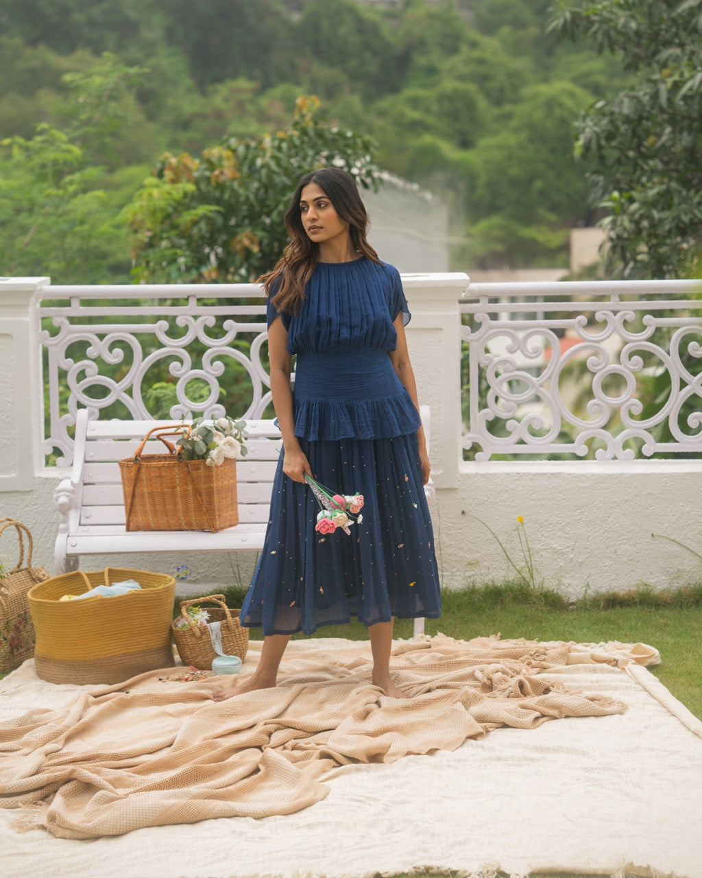 Petal Plume Dress