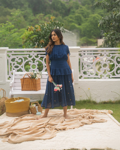 Petal Plume Dress