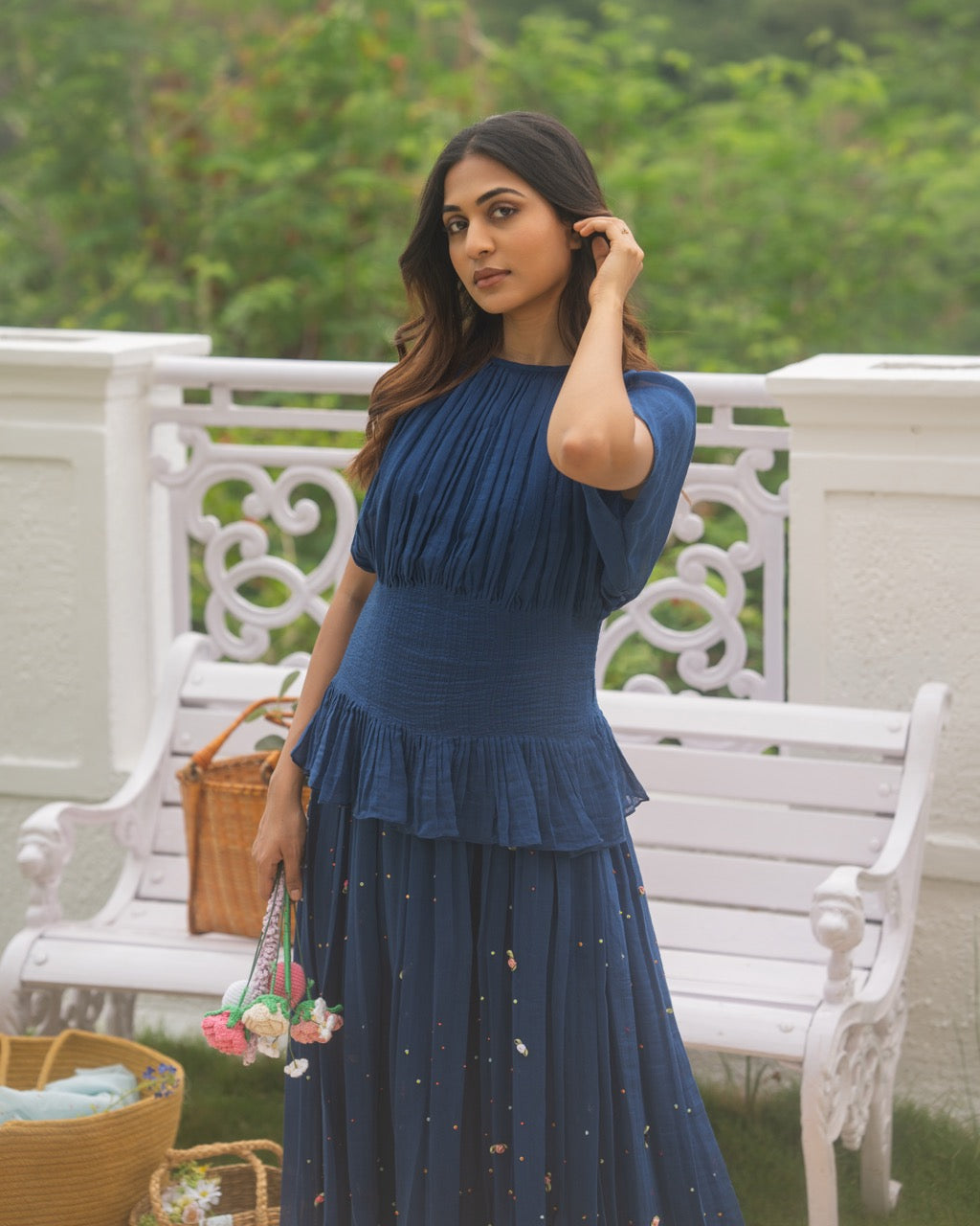 Petal Plume Dress