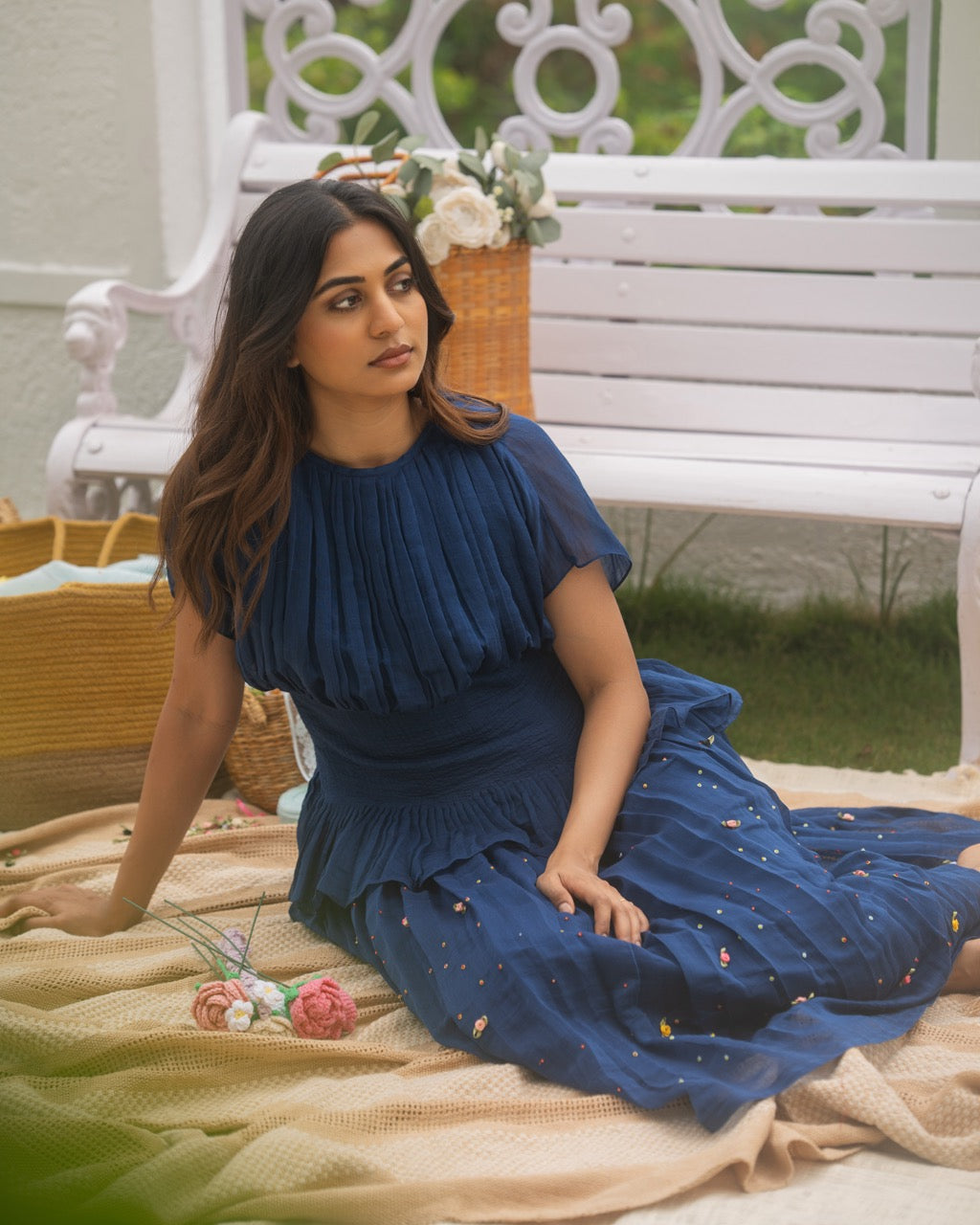 Petal Plume Dress